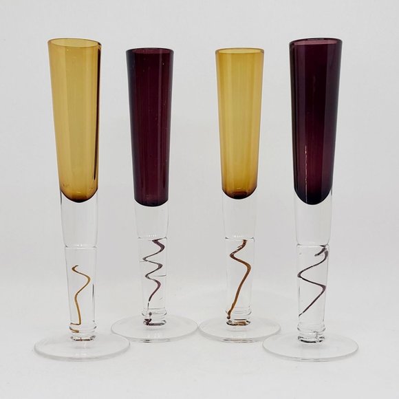 Set of 4 Vodka Flutes - Picture 1 of 4